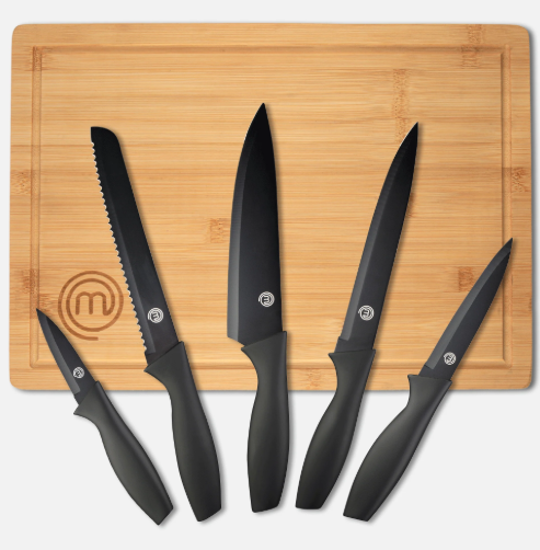 Couteaux masterchef : 5pcs + Block gratuit