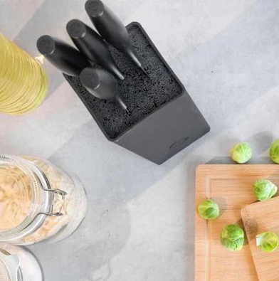 Couteaux masterchef : 5pcs + Block gratuit