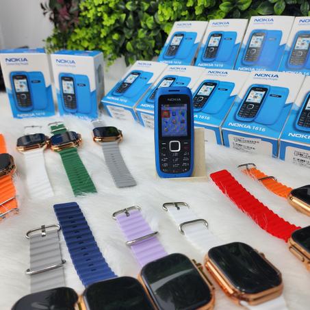هاتف Nokia 1616 الاصلي  + ساعة هدية