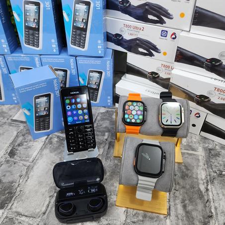 Nokia 301+ Smartwatch+airpods