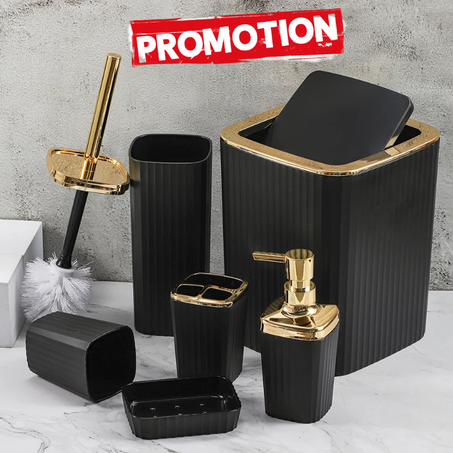 مجموعة 6 قطع إكسسوارات الحمام