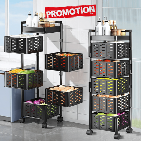 رف التخزين المعدني المتعدد الطبقات