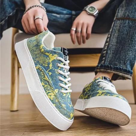 ASHION Bottes Martin à la mode et décontractées pour hommes