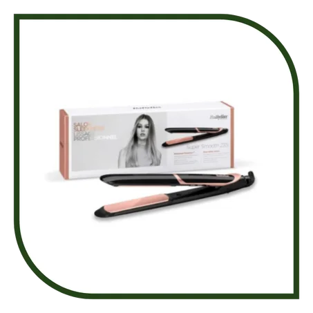 مكواة تمليس الشعر مع تسخين سريع، 6 إعدادات حرارة