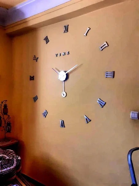 ساعة حائط ثلاثية الابعاد  💫🕓BIG-BANG 120CM