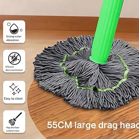 ممسحة أرضية مجففة 2 في 1 ذاتية العصر