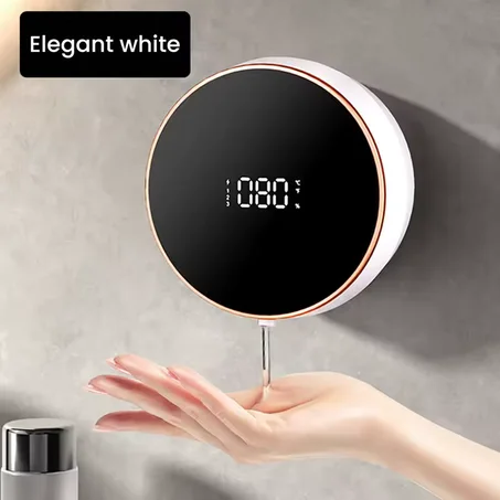 Distributeur Automatique de Savon Mural avec Écran LED