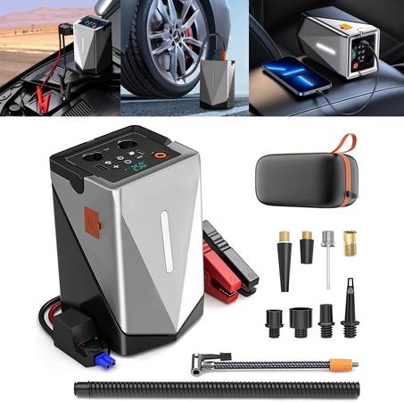 Compresseur d’Air Portable Intelligent, La Solution Ultime contre les Pannes !