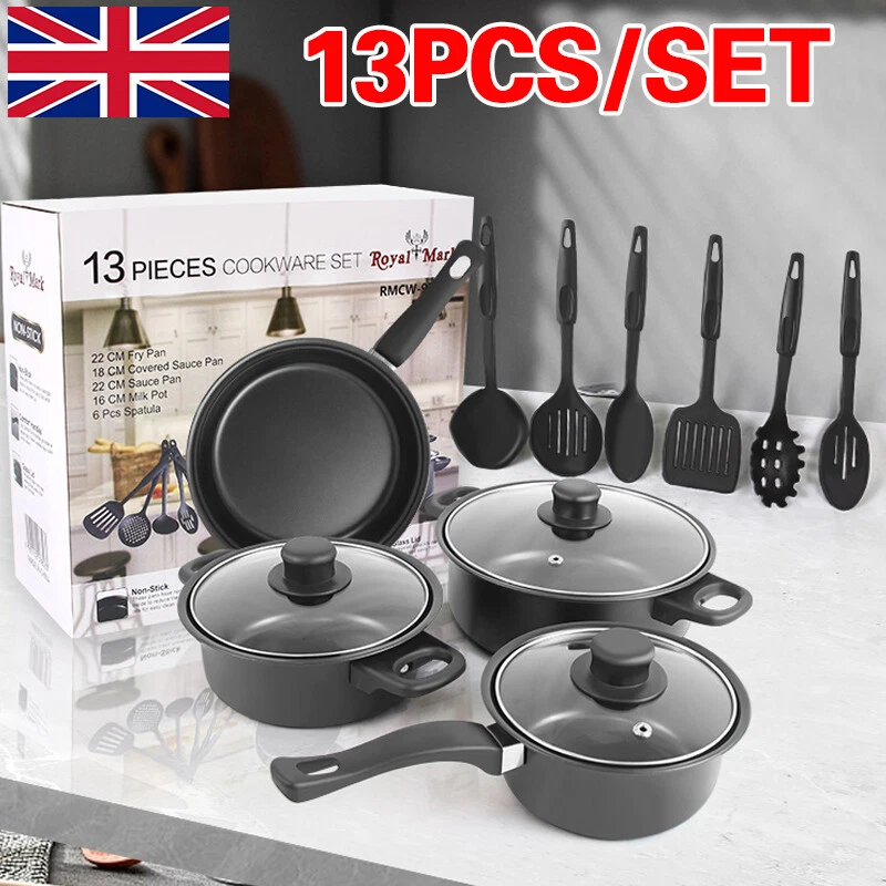 Batterie de Cuisine Premium Antiadhésive 13 Pièces — Royal Mark
