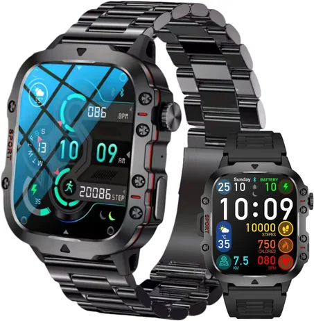 Montre Connectée Militaire Ultra-Robuste