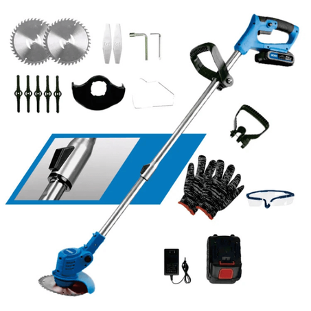 Débroussailleuse Électrique Sans Fil 24V – Kit Complet Multifonction pour Jardinage