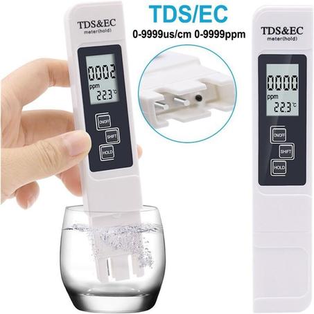 Testeur numérique TDS & EC – Appareil de mesure de la qualité de l’eau