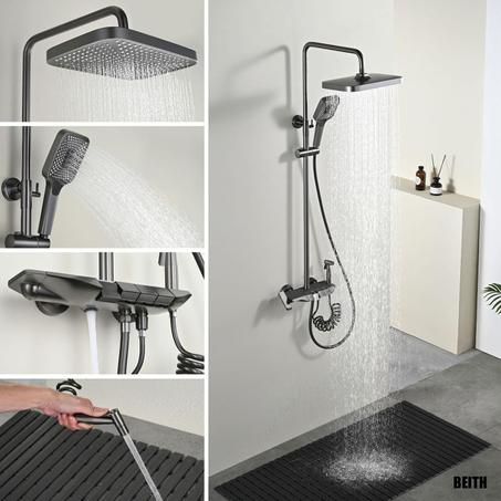 Colonne de douche thermostatique ultra-moderne