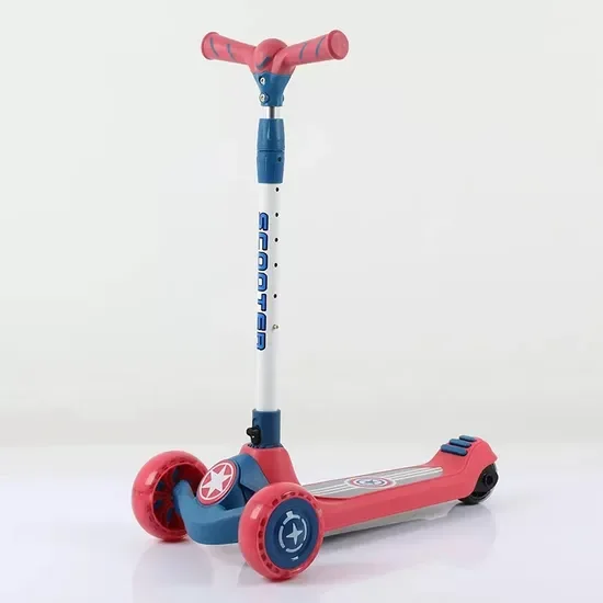 Trottinette Évolutive et Pliable pour Enfants (3-14 ans) – Design Super-Héros