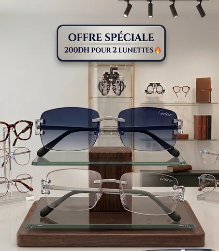 Luxury Silver-Finish Rectangular Optical Frames