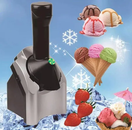 🍦 آلة صنع الآيس كريم المنزلية – استمتع بمذاق منعش في دقائق!