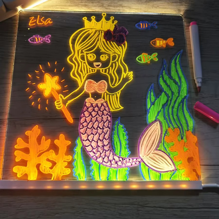 Tableau Lumineux LED pour Enfants