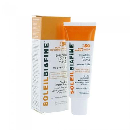 SOLEIL BIAFINE EMULSION SOLAIRE VISAGE SPF 50+