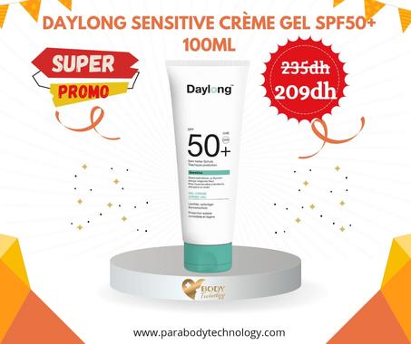 Daylong sensitive face SPF 50+ Gel-fluide 100ML SUN PROTECT