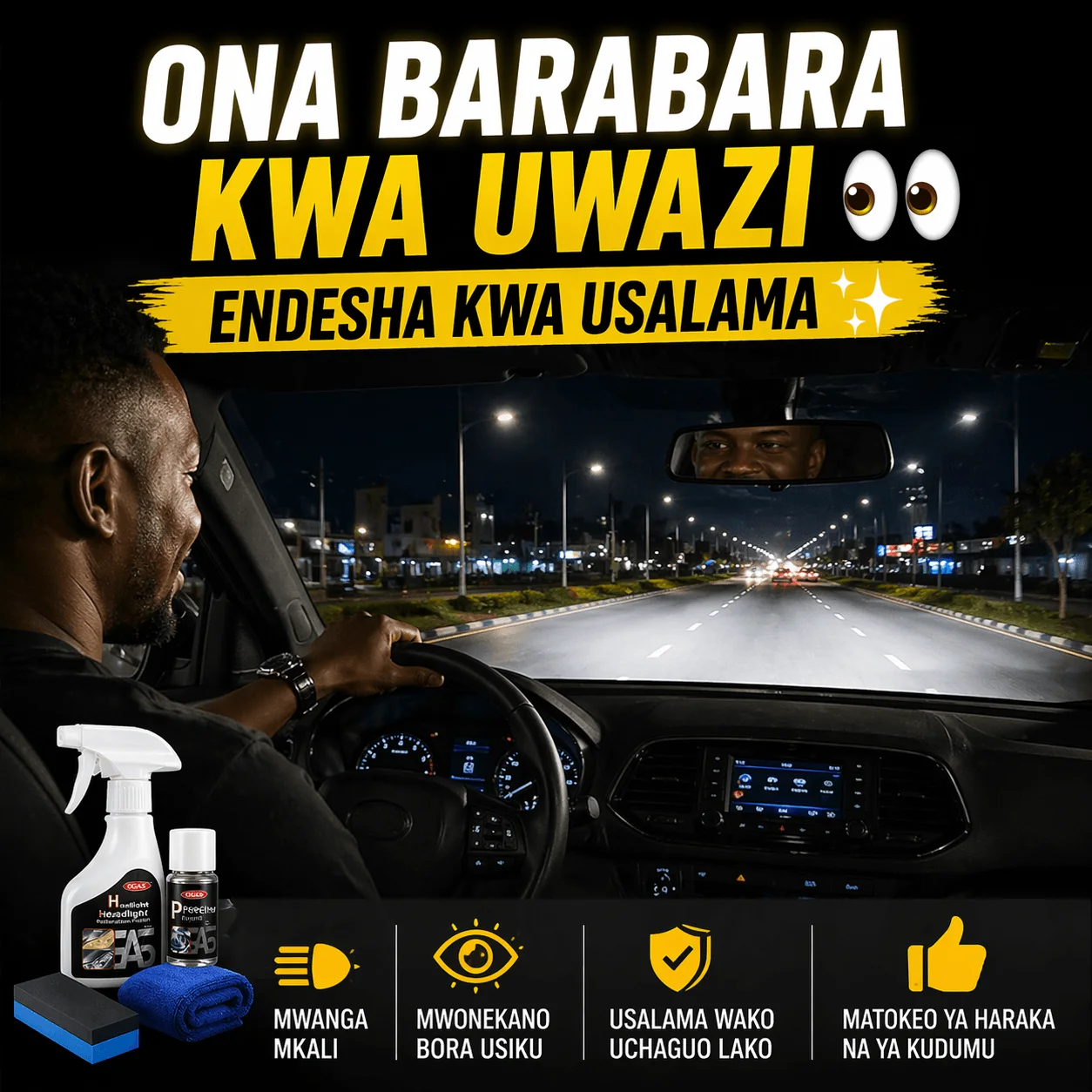 Headlight Refurbishment Kit — Tanzania