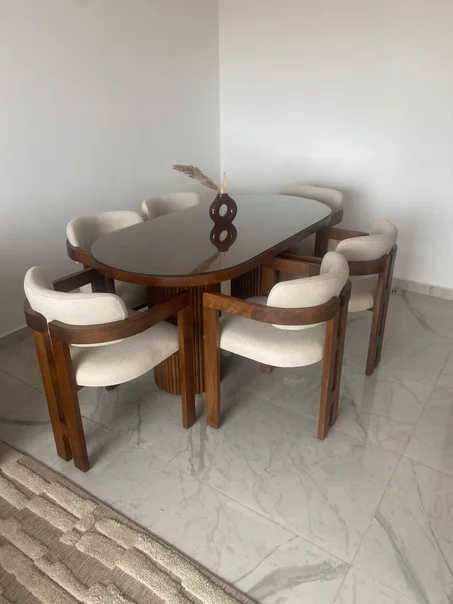 salle monger en bois