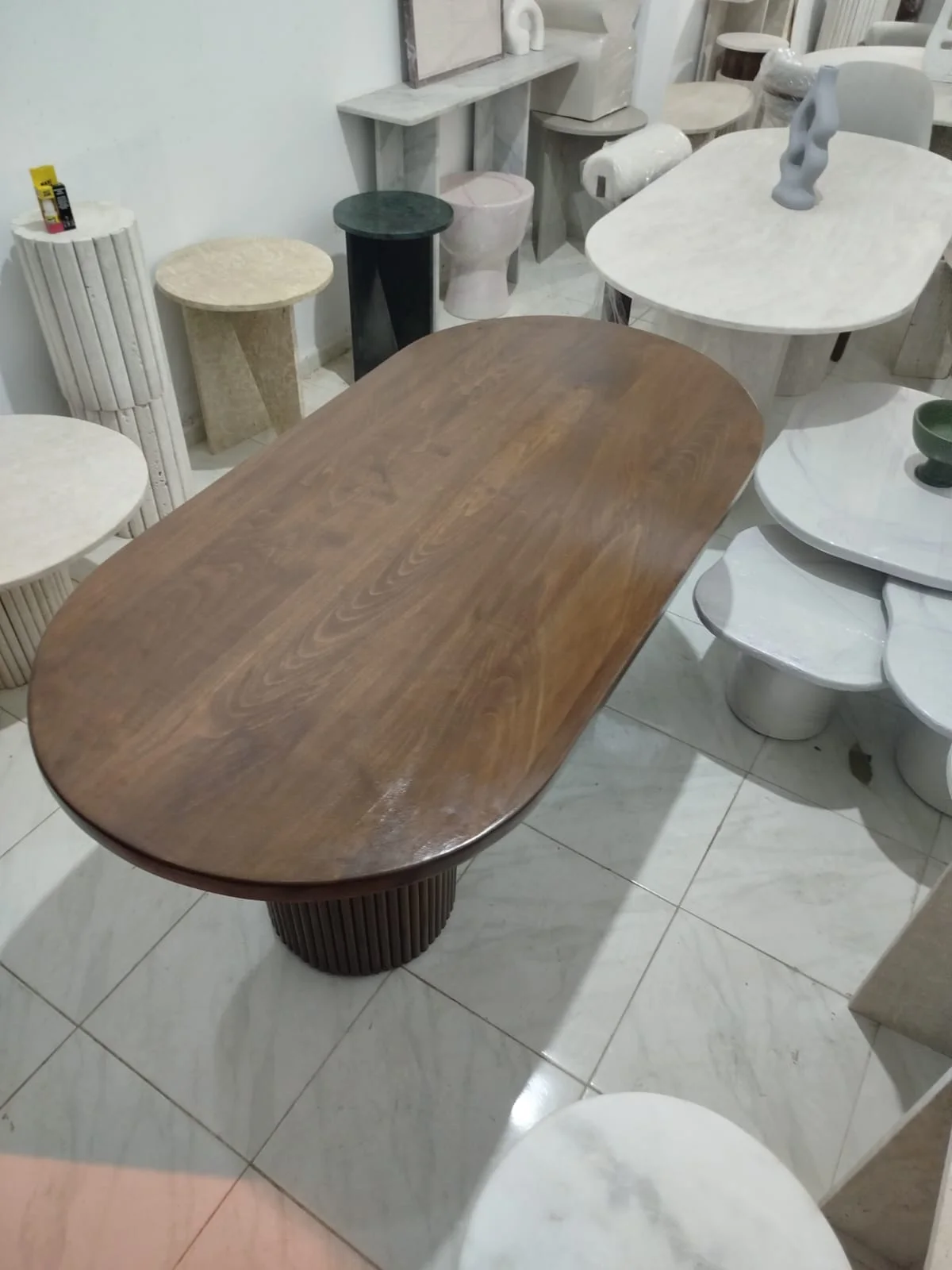 salle monger en bois