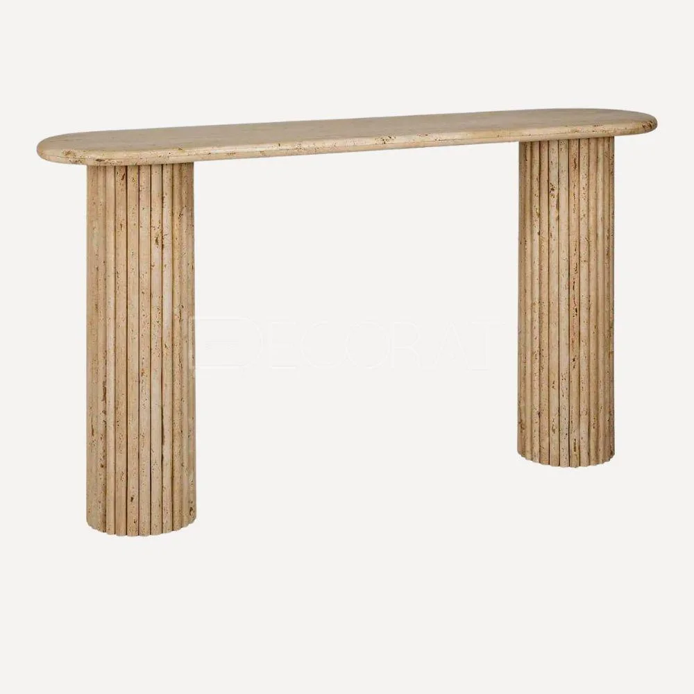 consol bardage travertin