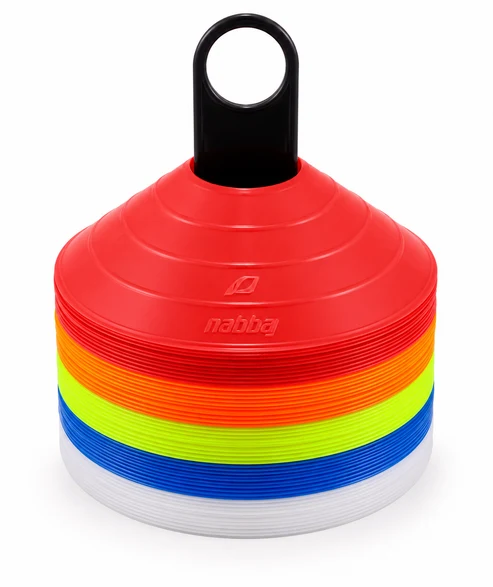 Cônes d’Entraînement Football & Fitness – Set Multicolore