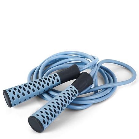 Corde a saute bleu PVC liveup