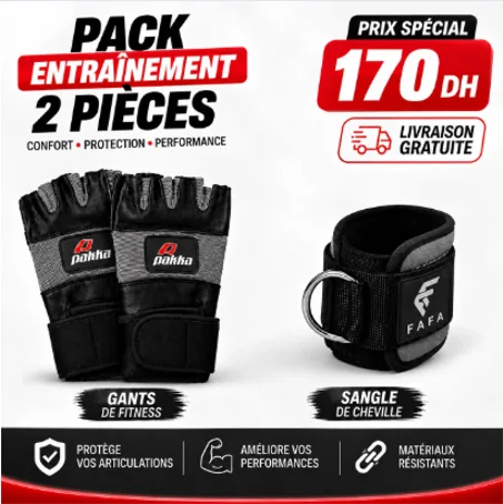 Pack Active – Gants & Sangle