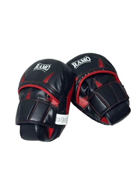 Pattes Ours de Boxe Incurvé T1 Noir et Rouge