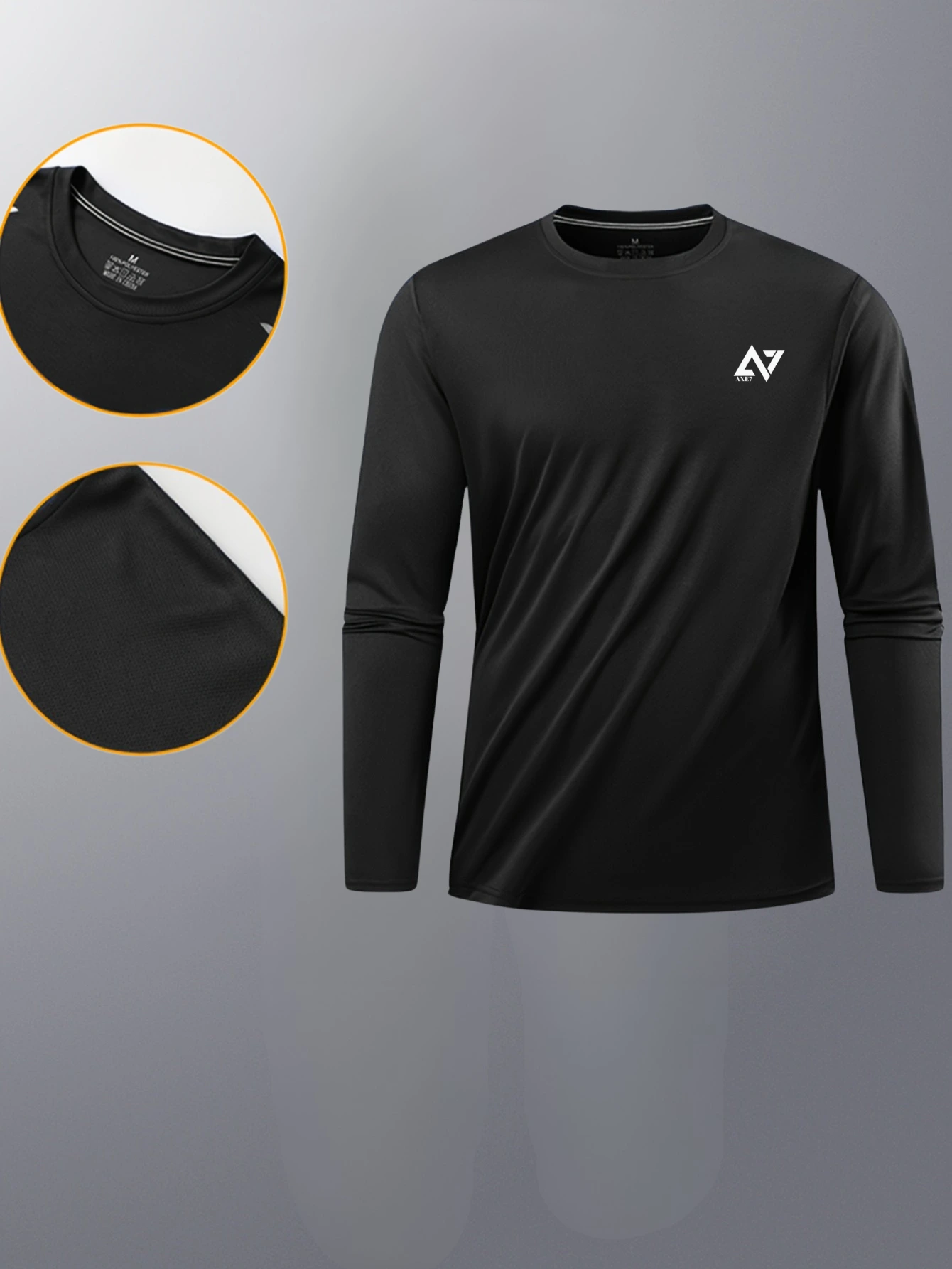 Ensemble de Sport Homme 2 Pièces (T-shirt à manches longues  + Short 2 en 1)