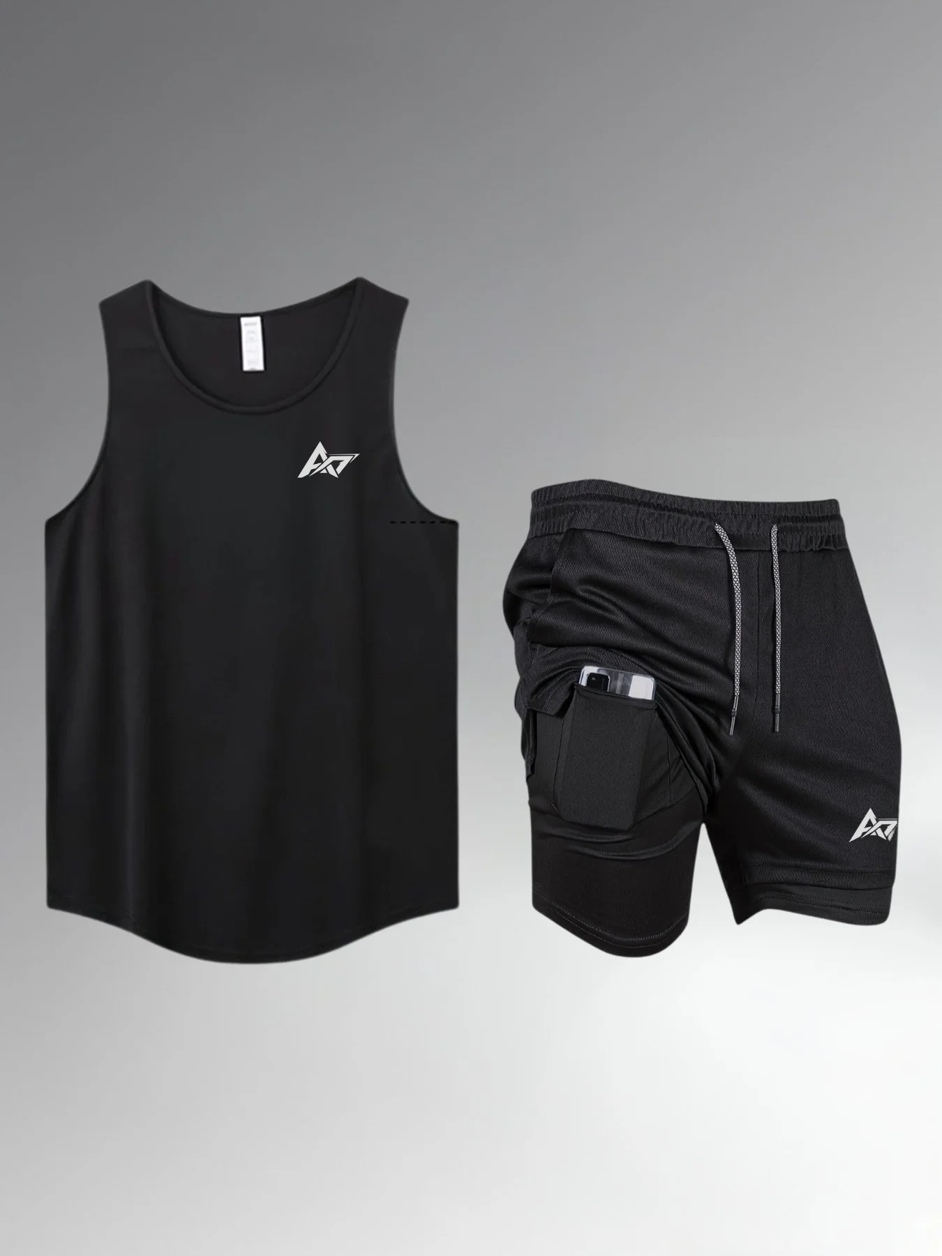 ENSEMBLE DE SPORT AXE7 (Débardeur et short 2 en 1)