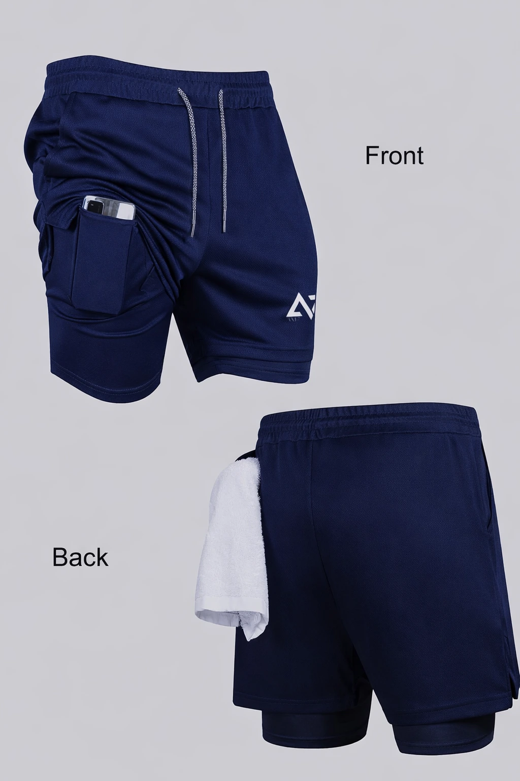 ENSEMBLE DE SPORT (Débardeur à Capuche et short 2 en 1)