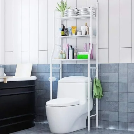 Étagères de rangement pour toilette رفوف تخزين المرحاض