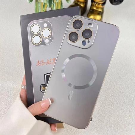 Case Titanium Magnetic Case For iPhone