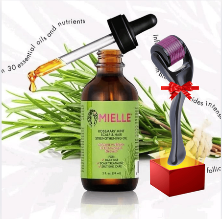 زيت مييل إكليل الجبل+ديرما رولر هدية