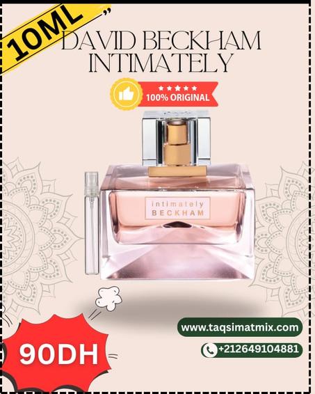 David Beckham Intimately Beckham Perfume for Women  ✨ عطر ديفيد بيكهام إنتيماتلي بيكهام للنساء – 10 مل ✨