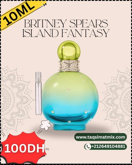Island Fantasy 3.3oz by Britney Spears   عطر آيلاند فانتازي – بريتني سبيرز للنساء 🌸✨ – 10 مل