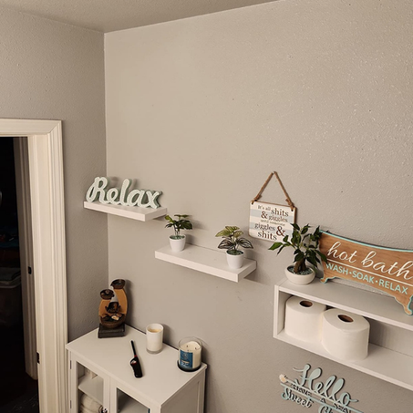 رفوف خشبية عصرية للتنظيم والديكور  3 قطع