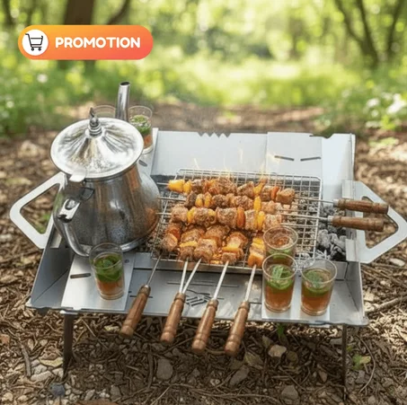 شواية متعددة الإستعمالات : سهلة التركيب مقاومة للحرارة ( الحجم الكبير )