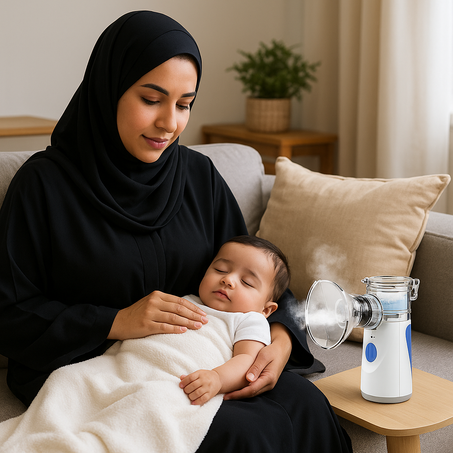 جهاز استنشاق أوتوماتيكي للبالغين والأطفال