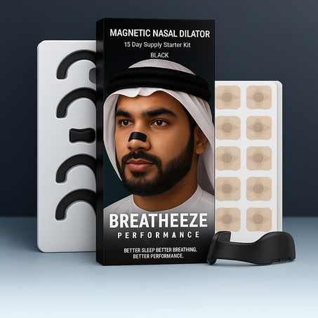 شرائط التنفّس المغناطيسية لنوم هادئ