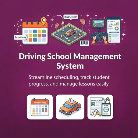 Driving School Management Website