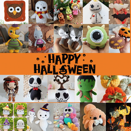 🎃 +100 Halloween Crochet PDF Patterns Bundle – LIMITED TIME OFFER! 🚨