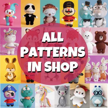 ⏰ Last day : 500 Amigurumi PDF patterns + Crochet Guide ebook