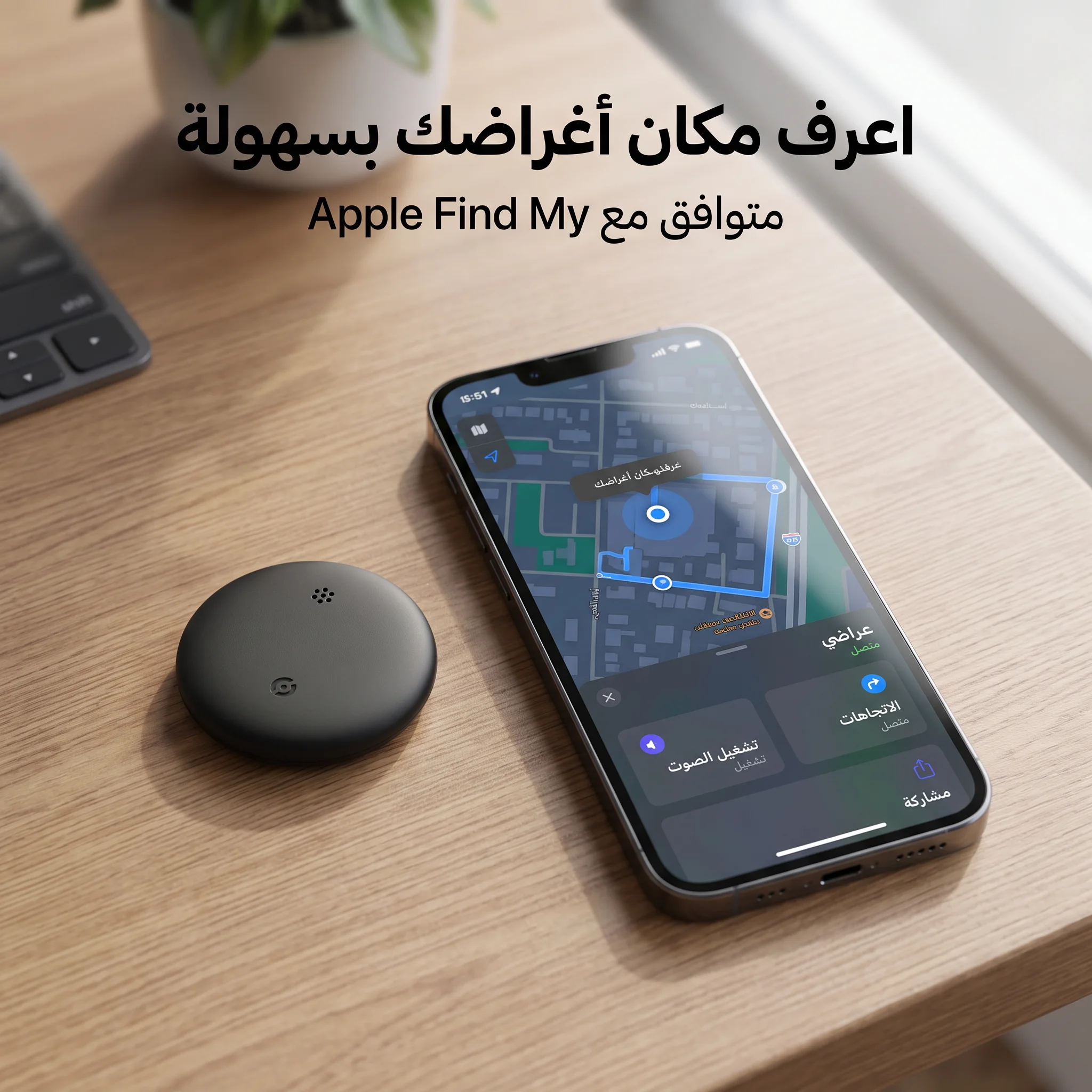 جهاز تحديد المواقع الذكي الذكي Air Tag MFi Find My