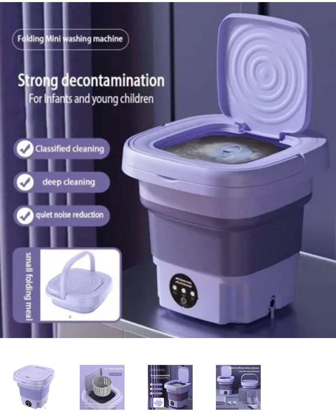 Mini machine à laver Novelle Modele 7 Litre