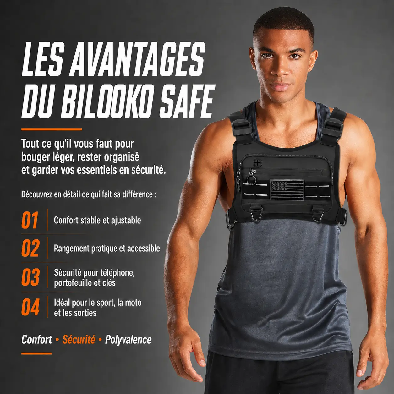Biloko Safe™, Gardez vos essentiels proches, sécurisés et toujours accessibles.