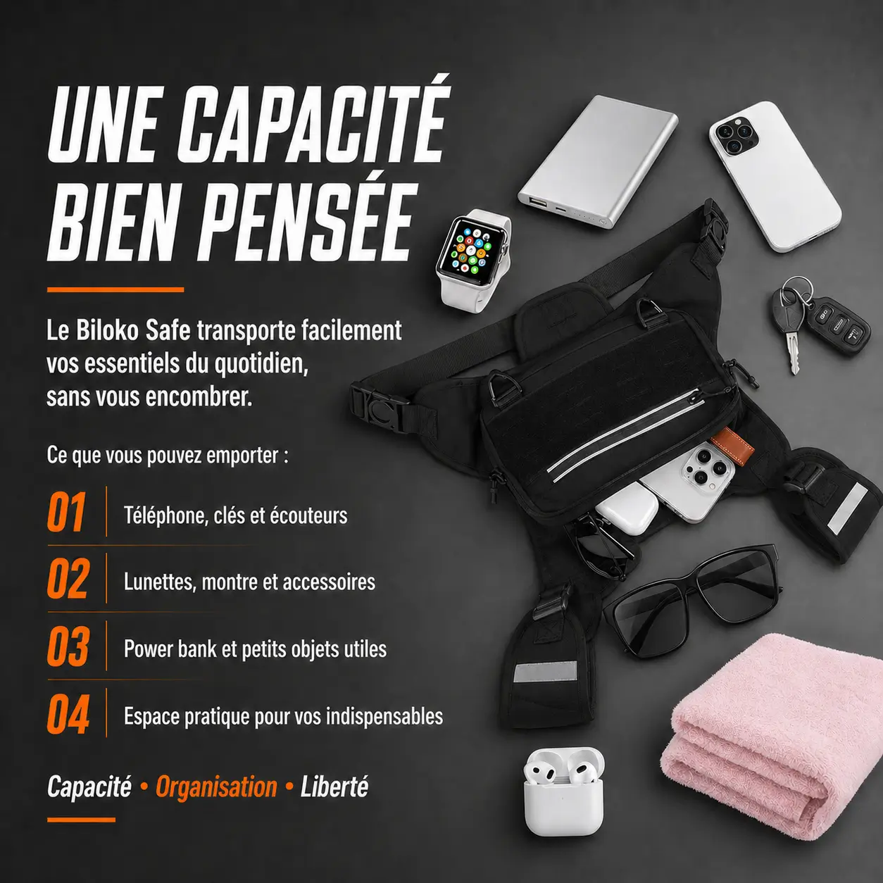 Biloko Safe™, Gardez vos essentiels proches, sécurisés et toujours accessibles. (Lumumashi)